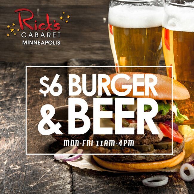 $6 Burger and Beer Special